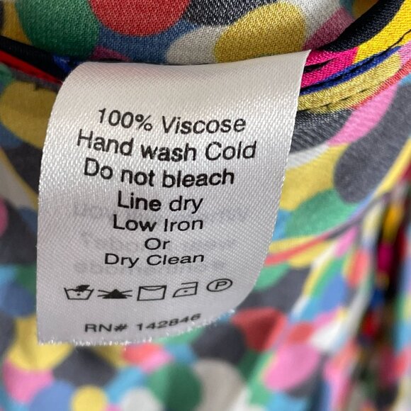 Rhode Womens Medium Caroline Dress Micro Confetti Mock Neck Long Sleeve - Picture 6 of 12